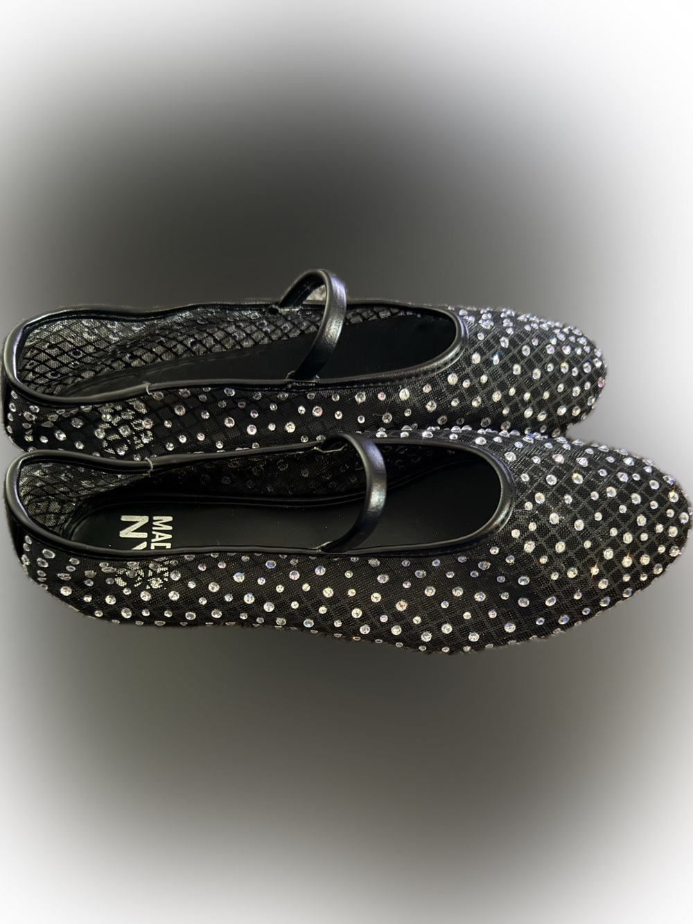 Steve Madden Rhinestoned Mary Jane Ballet Flat  7